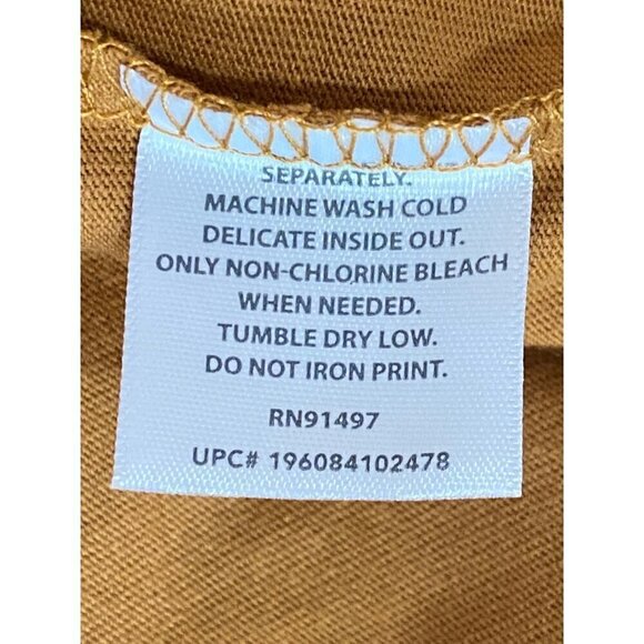 Budweiser King of Beers Tee Shirt Men's Size Large Short Sleeves Camel NWT - Picture 10 of 10